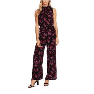🌸 CeCe Floral-Print Wide Leg Jumpsuit